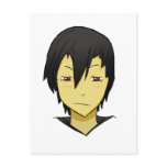 Shy but loving Anime character! Post Card