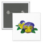 Shy Little Pansy Buttons