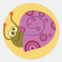 Shy Snail Stickers