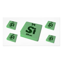 Si Silicon Photo Card Template