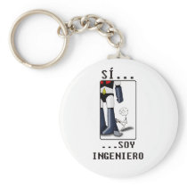 Sí, soy ingeniero keychains