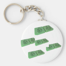 Sial  as Si Silicon and Al Aluminium Key Chain