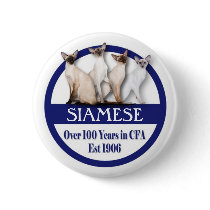 Siamese 100 Years Button