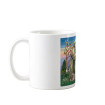 Siamese Cat and St Francis Mug