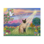 Siamese Cat - Cloud Angel Post Card