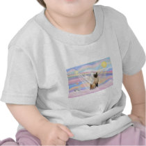 Siamese Cat - Clouds Tee Shirt