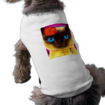 Siamese Cat Feline Art Painting - Multi pet clothing