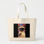 Siamese Cat Feline Butterfly Art - Multi Bag