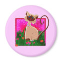 SIAMESE CAT FRIDGE MAGNET