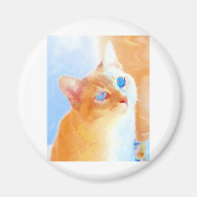 Siamese Cat Fridge Magnets
