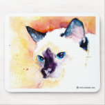 SIAMESE CAT Mouse Pad Gorgeous Blue Eyes mousepads