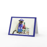 Siamese Cat Passover Card