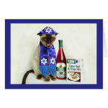 Siamese Cat Passover Card