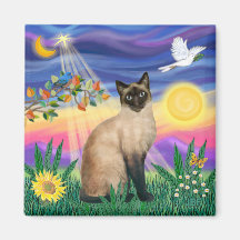 Siamese Cat - Twilght Magnet