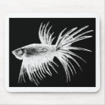 Siamese fighting fish- Betta splendens Mouse Pad