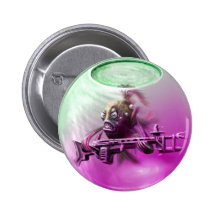 Siamese Fighting Fish Pinback Buttons