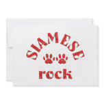 Siamese Rock Personalized Invitations