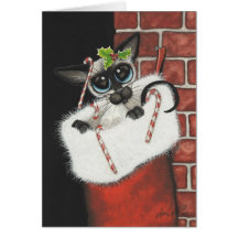 Siamese Stocking Stuffer Cards