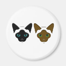Siamese Twins Refrigerator Magnets