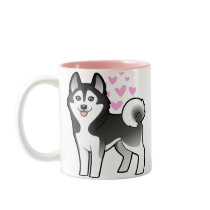 Siberian Husky / Alaskan Malamute Love Coffee Mug