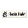 Siberian Husky Bumper Sticker