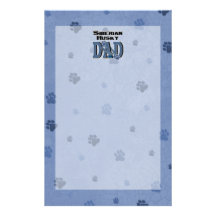 Siberian Husky DAD Stationery