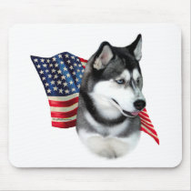 Siberian Husky Flag