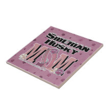 Siberian Husky MOM Tiles