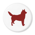 Siberian Husky (Red) magnets