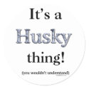 Siberian Husky Thing stickers