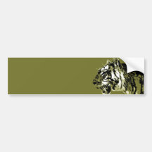 Siberian Tiger Bumper Sticker