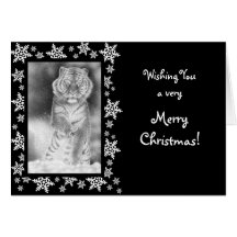 Siberian Tiger Christmas Card