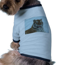 Siberian Tiger Close Up Face 2 Doggie T Shirt
