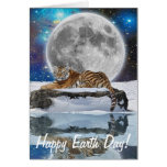 Siberian Tiger Earth Day Endangered Species Card