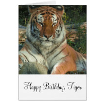 Siberian Tiger Greeting Card