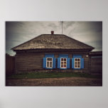 Siberian wooden houses (project by vladstudio.com) posters
