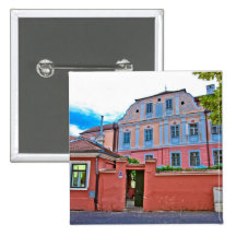 Sibiu architecture button