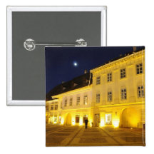 Sibiu at night pins