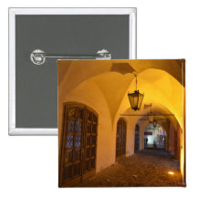 Sibiu at night pins