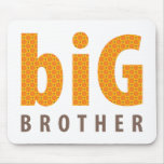 SIBLINGS COLLECTION - big brother {orange} Mouse Mat