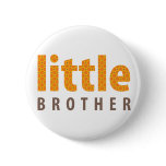 SIBLINGS COLLECTION - little brother {orange} Buttons
