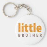 SIBLINGS COLLECTION - little brother {orange} Key Chains