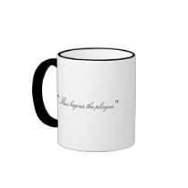 Sic Incipit Pestis mug mugs