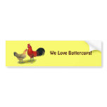 Sicilian Buttercup Chickens Bumper Stickers