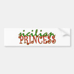 Sicilian Princess Bumper Sticker