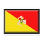 Sicily Flag postcards