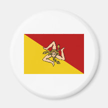 Sicily Fridge Magnet