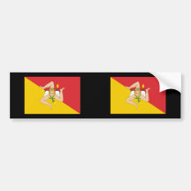 Sicily, Italy Bumper Stickers