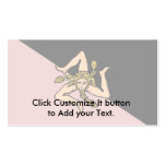 Sicily (Pink And Black), Italy flag business cards