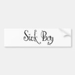 Sick Boy - B&W Bumper Sticker